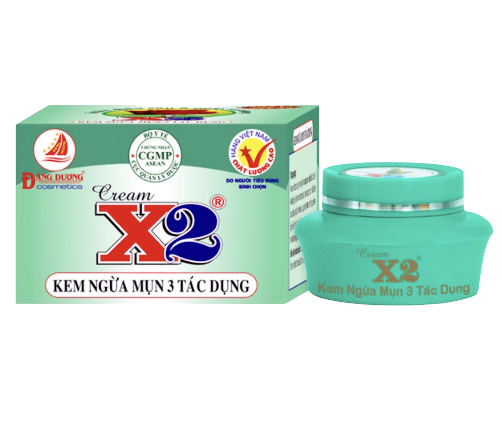 Kem X2 Ngừa Mụn 3 Tác Dụng