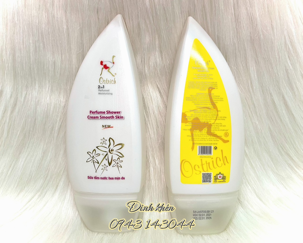 Sữa Tắm Nước Hoa Ostrich Đà Điễu 300ml